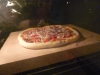 pizza in de oven