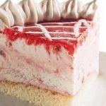 aardbeien ijs cake